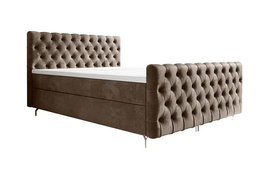 CHERIE PLUS 200x200 boxspring postel s úložným prostorem