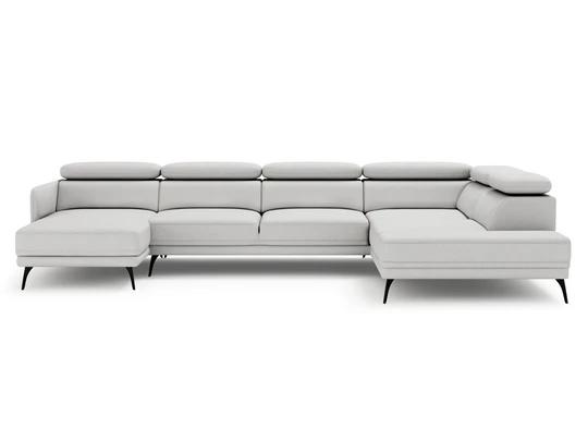 SIDOLO U sedací souprava ve tvaru U s polohovacími záhlavníky